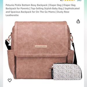Petunia pickle bottom boxy backpack diaper bag